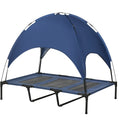 Elevated Portable Dog Cot Cooling Pet Bed with UV Protection