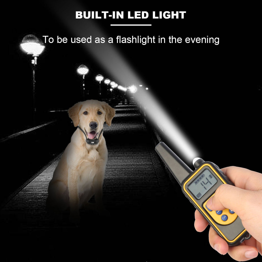 Dog Training Collar With Remote  IP67 Waterproof Pet Trainer