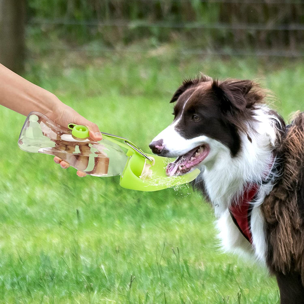 Mojotails Portable Pet Water Dispenser - 580ml Travel Drink Cup