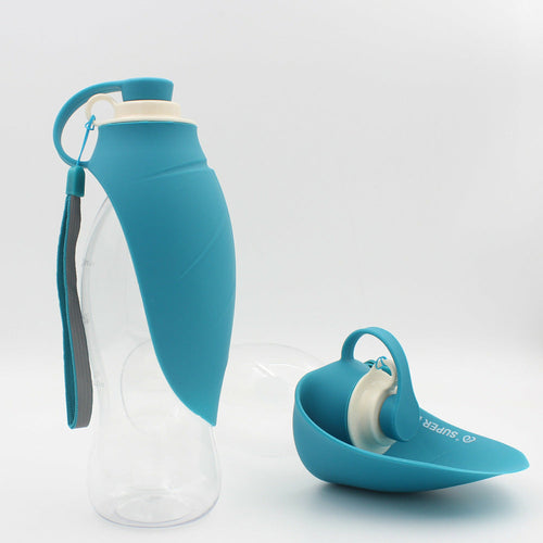 Mojotails Portable Pet Water Dispenser - 580ml Travel Drink Cup