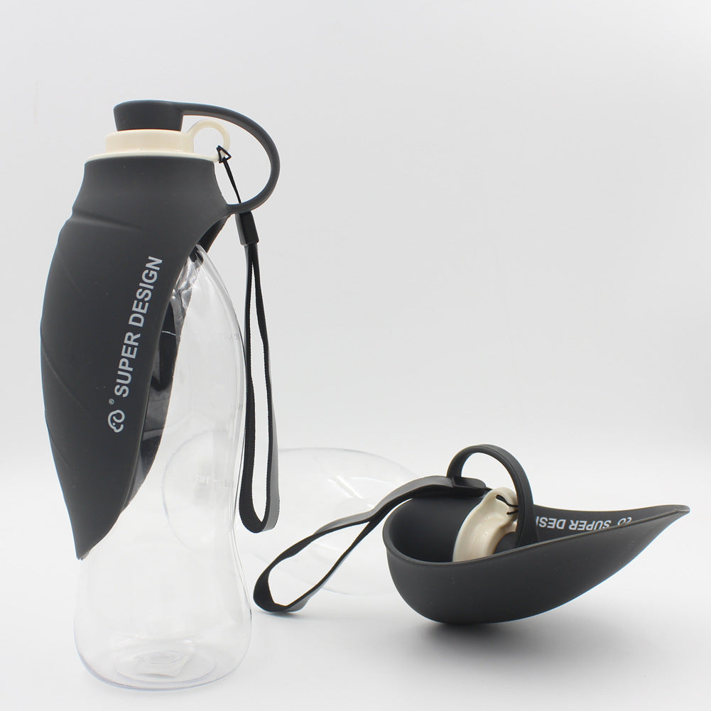 Mojotails Portable Pet Water Dispenser - 580ml Travel Drink Cup