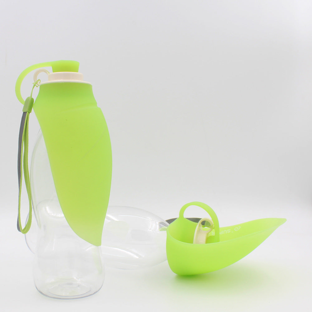 Mojotails Portable Pet Water Dispenser - 580ml Travel Drink Cup