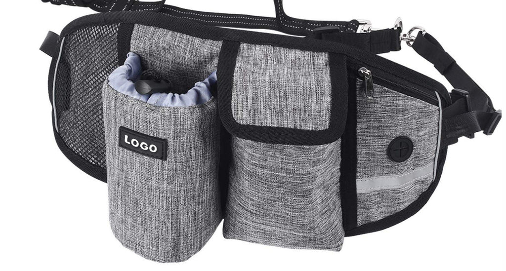 Dog Training Leash Waist Bag | Hands-Free Outdoor Pet Running