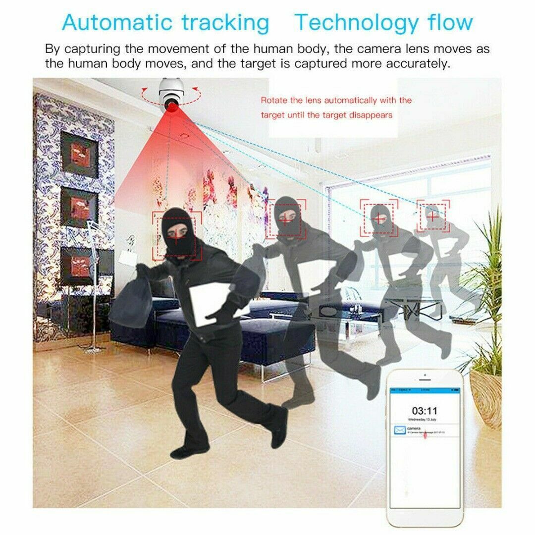 WiFi Wireless Indoor Home Security Camera Night Vision