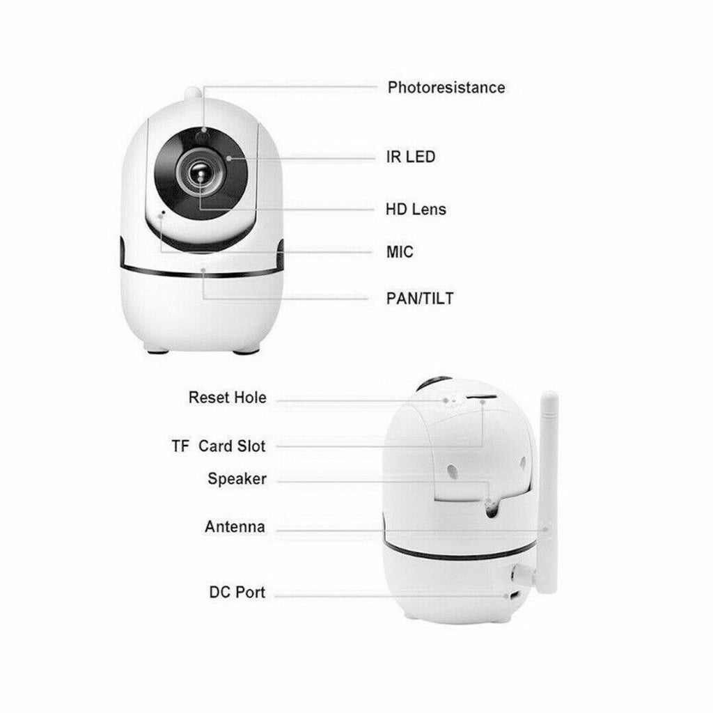 WiFi Wireless Indoor Home Security Camera Night Vision