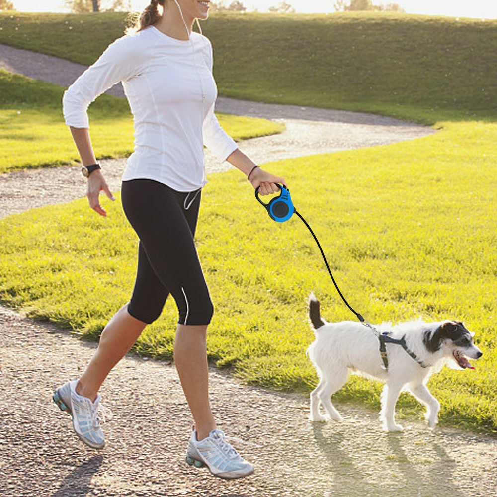 16.5FT Automatic Retractable Dog Leash Pet Collar