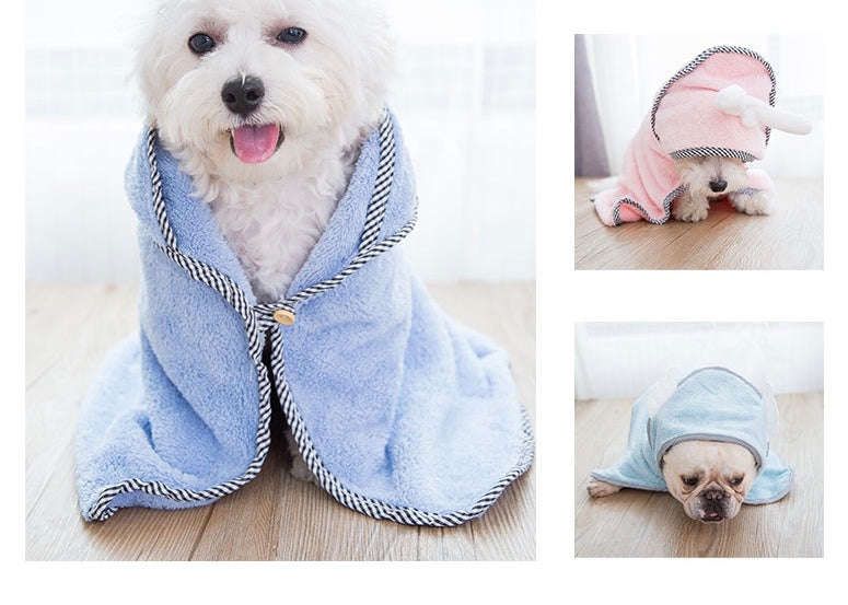 Mojotails Pet bathrobe