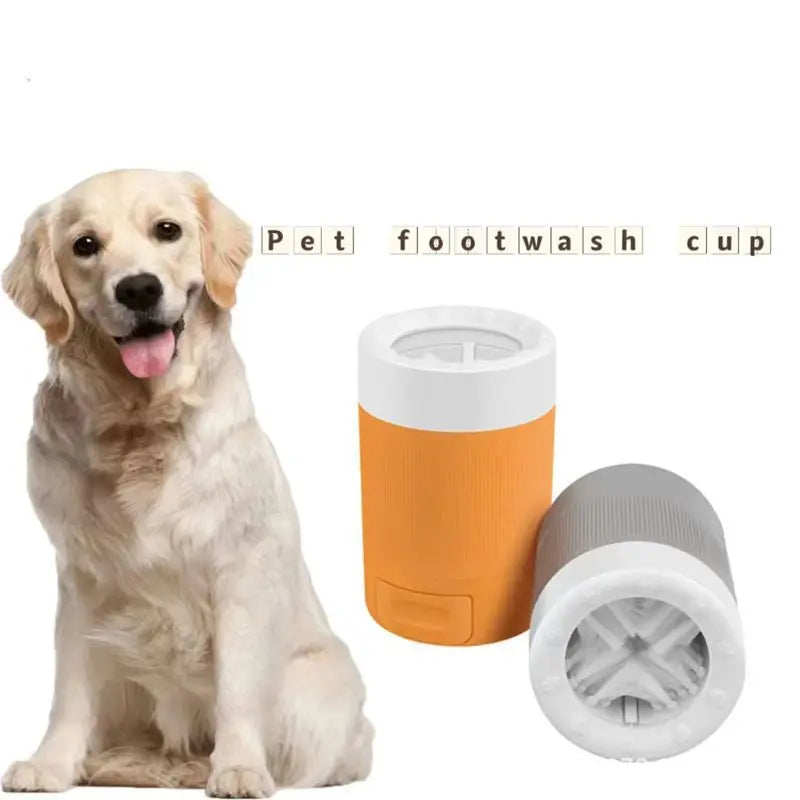 Portable Pet Paw Cleaning Cup Semi-Automatic