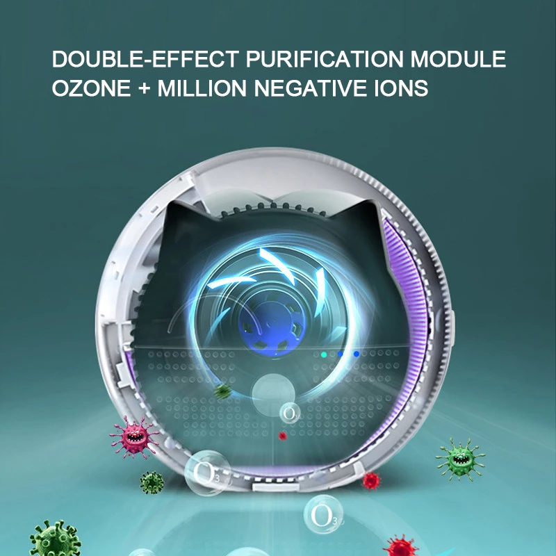 Cat Odor Purifier | Pet Litter Box Deodorizer | Toilet Air Cleaner