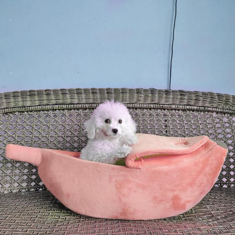 Funny Banana Pet Bed - Cute Cozy Mat Bed