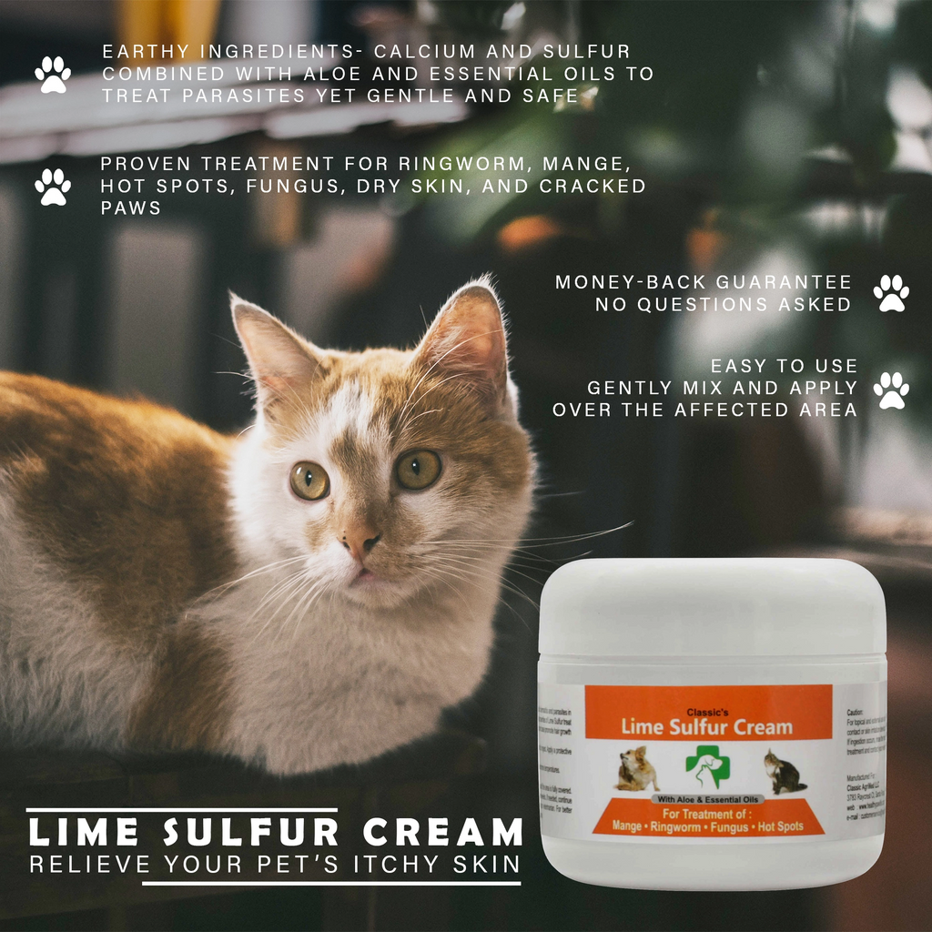 Mojotail's Lime Sulfur Pet Skin Cream | Pet Care