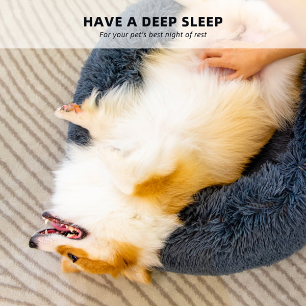 Washable Anti Anxiety Fluffy Pet Bed